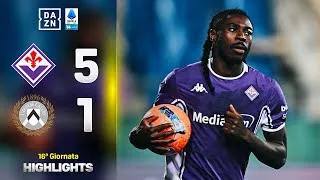 DOPPIO KEAN e MANITA VIOLA: Fiorentina-Udinese 5-1 | Serie A Enilive | DAZN Highlights