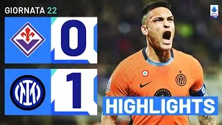FIORENTINA-INTER 0-1 | HIGHLIGHTS | 22ª GIORNATA | SERIE A TIM 2023/24