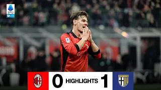 Tante occasioni, un palo di Leão, ma finisce in sconfitta | Milan 0-1 Parma | Highlights Serie A