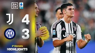 Derby d'Italia PAZZESCO, decide ADZIC al 91': Juventus-Inter 4-3 | Serie A Enilive | DAZN Highlights
