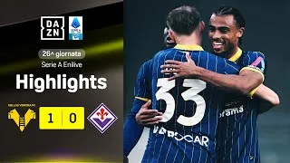 BERNEDE al 95' fa gioire l'Hellas: Verona-Fiorentina 1-0 | Serie A Enilive | DAZN Highlights