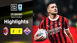 SPETTACOLO e GOL a San Siro: Milan-Fiorentina 2-2 | Serie A Enilive | DAZN Highlights