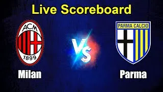 Milan vs Parma Live Score - Italian Serie A