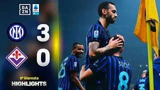 Capolavoro SUČIĆ e doppietta ÇALHANOĞLU: Inter-Fiorentina 3-0 | Serie A Enilive | DAZN Highlights