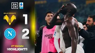LUKAKU salva il Napoli all'ultimo respiro! Verona-Napoli 1-2 | SerieAEnilive | DAZN Highlights