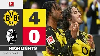 BVB Secures UCL Spot! | BORUSSIA DORTMUND - SC FREIBURG | Highlights | Matchday 31 – Bundesliga
