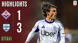FIORENTINA-COMO 1-3 | HIGHLIGHTS | OTTAVI DI FINALE | Coppa Italia Frecciarossa 2025/26