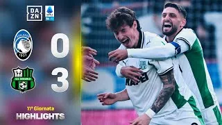 PINAMONTI+BERARDI, crolla la DEA: Atalanta-Sassuolo 0-3 | Serie A Enilive | DAZN Highlights