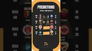 Today's Football Predictions Sunday 08-03-2026 ⚽🔥