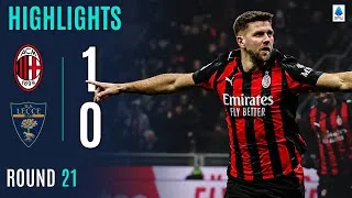 MILAN-LECCE 1-0 | HIGHLIGHTS | Fullkrug First Secures Win For Milan | Serie A 2025/26