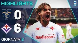 LECCE-FIORENTINA 0-6 | HIGHLIGHTS | 8ª GIORNATA | SERIE A ENILIVE 2024/25