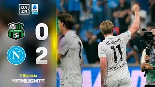 Il primo gol di DE BRUYNE, McTOMINAY al top: Sassuolo-Napoli 0-2 | Serie A Enilive | DAZN Highlights
