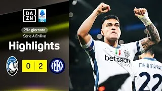 INZAGHI vince il big match Scudetto: Atalanta-Inter 0-2 | Serie A Enilive | DAZN Highlights