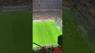 Milan-Lazio 1-0 gol Pulisic #seriea #sansiro #live #milanlazio #dazn #milan #lazio #football #shorts