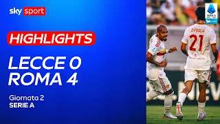 Lecce-Roma 0-4: gol e highlights | Serie A