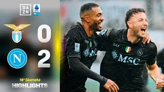 SPINAZZOLA e RRAHMANI, CONTE sbanca l'Olimpico: Lazio-Napoli 0-2 | Serie A Enilive | DAZN Highlights