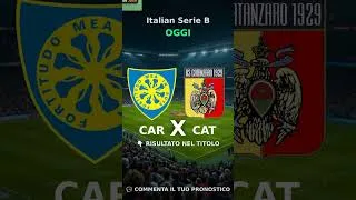 Carrarese 3 X 3 Catanzaro - 04/03/2026, - Serie B Italiana 2026 PLACAR AO VIVO