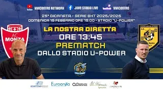 Monza - Juve Stabia IL PREPARTITA DALL'U-POWER STADIUM del 15-02-2026