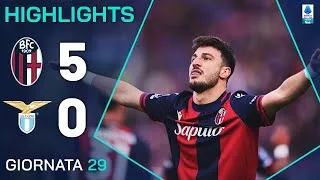 BOLOGNA-LAZIO 5-0 | HIGHLIGHTS | 29ª GIORNATA | SERIE A ENILIVE 2024/25