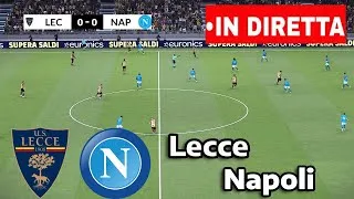 🔴IN DIRETTA : Lecce vs Napoli | Serie A 2025/26 | Partita in DIRETTA | simulazione dal vivo