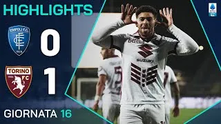 EMPOLI-TORINO | HIGHLIGHTS | 16ª GIORNATA | SERIE A ENILIVE 2024/25