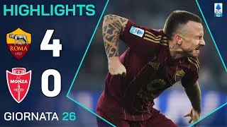 ROMA-MONZA 4-0 | HIGHLIGHTS | 26ª GIORNATA | SERIE A ENILIVE 2024/25