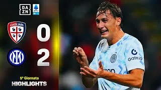 Il primo gol di PIO ESPOSITO più LAUTARO: Cagliari-Inter 0-2 | Serie A Enilive | DAZN Highlights