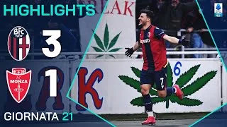 BOLOGNA-MONZA 3-1 | HIGHLIGHTS | 21ª GIORNATA | SERIE A ENILIVE 2024/25