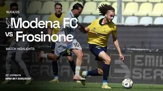 Highlights Serie BKT: Modena - Frosinone: 1-2