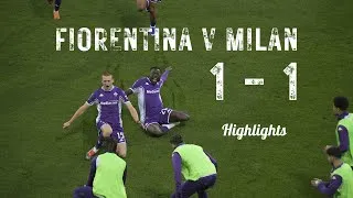 Highlights Fiorentina vs Milan 1 - 1 (Comuzzo, Nkunku)