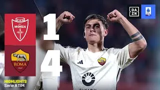 Che PUNIZIONE di DYBALA: Monza-Roma 1-4 | Serie A TIM | DAZN Highlights