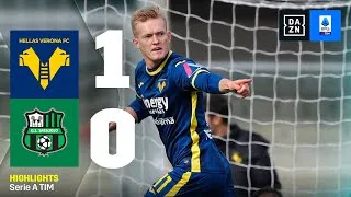 SWIDERSKI per tre punti pesantissimi, BERARDI ko: Verona-Sassuolo 1-0 | Serie A TIM | DAZN