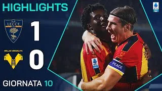 LECCE-VERONA 1-0 | HIGHLIGHTS | 10ª GIORNATA | SERIE A ENILIVE 2024/25