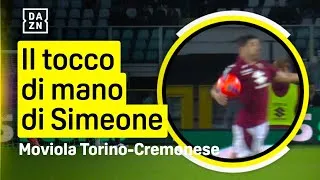 Il tocco di mano di SIMEONE al minuto 100 di Torino-Cremonese: la moviola | Serie A Enilive | DAZN