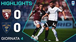 TORINO-LECCE 0-0 | HIGHLIGHTS | 4ª GIORNATA | SERIE A ENILIVE 2024/25