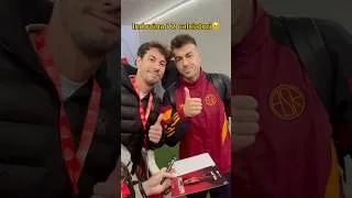 Ho Conosciuto i giocatori della Roma 🥹 #calcio #roma #monza