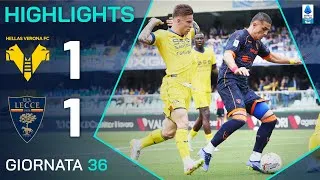 VERONA-LECCE 1-1 | HIGHLIGHTS | 36ª GIORNATA | SERIE A ENILIVE 2024/25