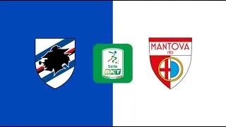 SAMPDORIA vs MANTOVA 🔴 DIRETTA LIVE  SERIE B  LIVE TELECRONACA STATISTICHE &amp; CAMPO 3D
