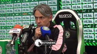 Avellino-Palermo 2-2, Inzaghi al giornalista: "Tu puoi vedere la partita che vuoi..."