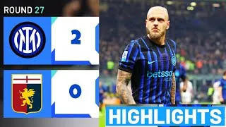 Inter - Genoa (2-0) Highlights | Serie A 2026 | Inter-Genoa | Gol: Dimarco, Calhanoğlu