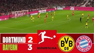 BORUSSIA DORTMUND vs BAYERN MUNICH 2-3 | 2026 Bundesliga | Match Highlights