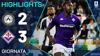 UDINESE-FIORENTINA 2-3 | HIGHLIGHTS | 38ª GIORNATA | SERIE A ENILIVE 2024/25