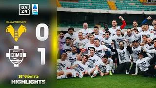 DOUVIKAS per l'EUROPA, impresa FABREGAS: Hellas Verona-Como 0-1 | Serie A Enilive | DAZN Highlights
