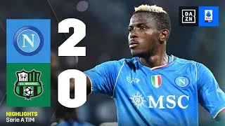 Nel segno di OSIMHEN e DI LORENZO: Napoli-Sassuolo 2-0 | Serie A TIM | DAZN Highlights
