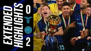 COPPA ITALIA ✅ ➡️ DOUBLE COMPLETED 🤩🇮🇹🏆🏆 | LAZIO 0-2 INTER | EXTENDED HIGHLIGHTS