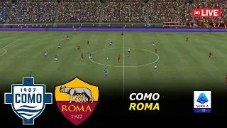 🔴Como vs AS Roma LIVE | Italian Serie A 2025/26 | eFootball Pes21 Simulation