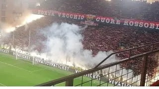 Gradinata Nord Genoa | Grande tifo e pyroshow contro l'Atalanta [11/02/2024] , Serie A