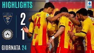 LECCE-UDINESE 2-1 | HIGHLIGHTS | 24ª GIORNATA | SERIE A ENILIVE 2025/26