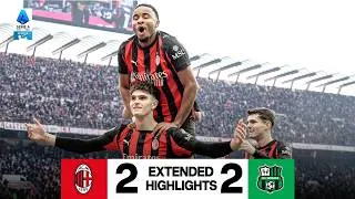 Extended Highlights | Doppio Bartesaghi per il pari rossonero | Milan 2-2 Sassuolo | Serie A 2025/26