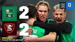 SPETTACOLO ED EMOZIONI: Sassuolo-Salernitana 2-2 | Serie A TIM | DAZN Highlights